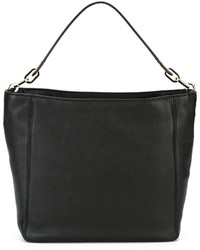 schwarze Shopper Tasche aus Leder von MICHAEL Michael Kors