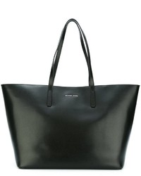 schwarze Shopper Tasche aus Leder von MICHAEL Michael Kors