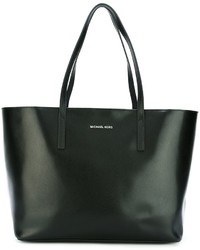 schwarze Shopper Tasche aus Leder von MICHAEL Michael Kors