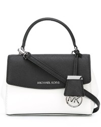 schwarze Shopper Tasche aus Leder von MICHAEL Michael Kors