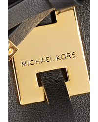 schwarze Shopper Tasche aus Leder von Michael Kors
