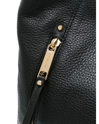 schwarze Shopper Tasche aus Leder von MICHAEL Michael Kors