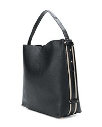 schwarze Shopper Tasche aus Leder von MICHAEL Michael Kors