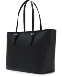 schwarze Shopper Tasche aus Leder von MICHAEL Michael Kors