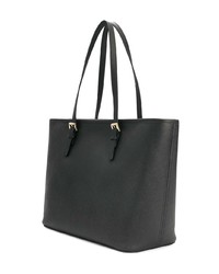 schwarze Shopper Tasche aus Leder von MICHAEL Michael Kors