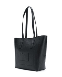 schwarze Shopper Tasche aus Leder von MICHAEL Michael Kors