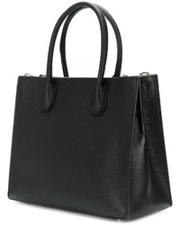 schwarze Shopper Tasche aus Leder von MICHAEL Michael Kors