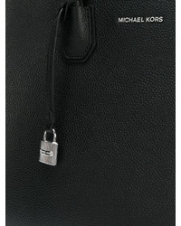 schwarze Shopper Tasche aus Leder von MICHAEL Michael Kors