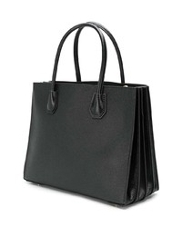 schwarze Shopper Tasche aus Leder von MICHAEL Michael Kors