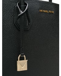 schwarze Shopper Tasche aus Leder von MICHAEL Michael Kors