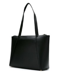 schwarze Shopper Tasche aus Leder von MICHAEL Michael Kors