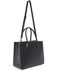 schwarze Shopper Tasche aus Leder von MICHAEL Michael Kors