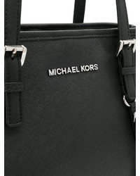 schwarze Shopper Tasche aus Leder von MICHAEL Michael Kors