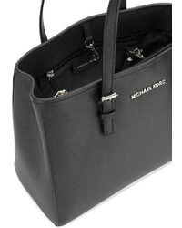 schwarze Shopper Tasche aus Leder von MICHAEL Michael Kors