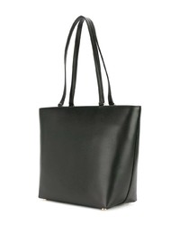 schwarze Shopper Tasche aus Leder von MICHAEL Michael Kors