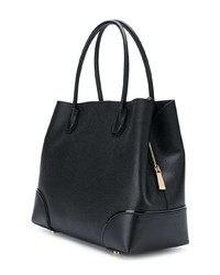 schwarze Shopper Tasche aus Leder von MICHAEL Michael Kors