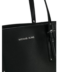 schwarze Shopper Tasche aus Leder von MICHAEL Michael Kors