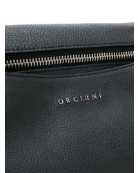 schwarze Shopper Tasche aus Leder von Orciani