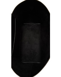 schwarze Shopper Tasche aus Leder von Charlotte Olympia