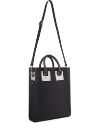 schwarze Shopper Tasche aus Leder von Sophie Hulme