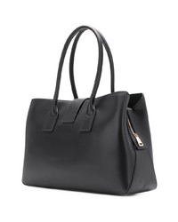 schwarze Shopper Tasche aus Leder von Furla