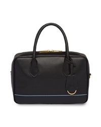 schwarze Shopper Tasche aus Leder von Prada