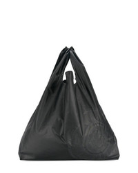 schwarze Shopper Tasche aus Leder von MM6 MAISON MARGIELA