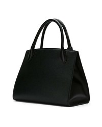 schwarze Shopper Tasche aus Leder von Prada