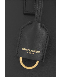 schwarze Shopper Tasche aus Leder von Saint Laurent