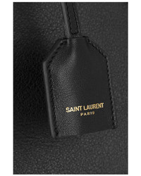 schwarze Shopper Tasche aus Leder von Saint Laurent