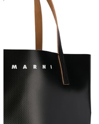 schwarze Shopper Tasche aus Leder von Marni