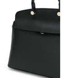 schwarze Shopper Tasche aus Leder von Furla