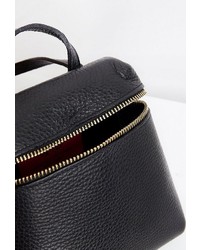 schwarze Shopper Tasche aus Leder von myMo