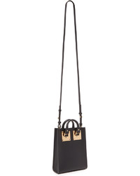 schwarze Shopper Tasche aus Leder von Sophie Hulme