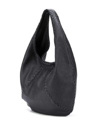 schwarze Shopper Tasche aus Leder von Bottega Veneta