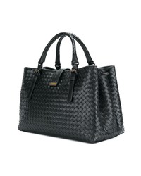 schwarze Shopper Tasche aus Leder von Bottega Veneta