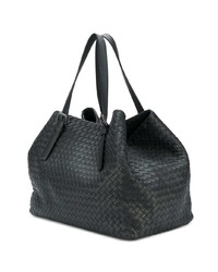 schwarze Shopper Tasche aus Leder von Bottega Veneta