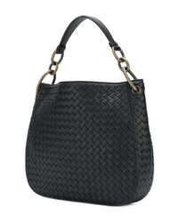 schwarze Shopper Tasche aus Leder von Bottega Veneta