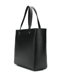 schwarze Shopper Tasche aus Leder von Anya Hindmarch