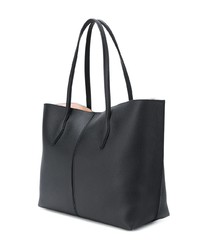 schwarze Shopper Tasche aus Leder von Tod's