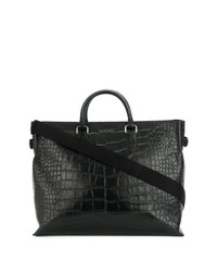 schwarze Shopper Tasche aus Leder von Orciani