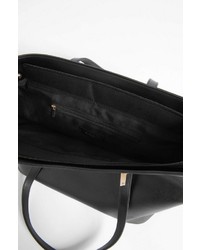 schwarze Shopper Tasche aus Leder von ORSAY