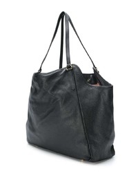 schwarze Shopper Tasche aus Leder von L'Autre Chose