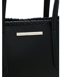 schwarze Shopper Tasche aus Leder von Marc Ellis