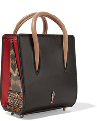 schwarze Shopper Tasche aus Leder von Christian Louboutin