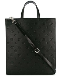 schwarze Shopper Tasche aus Leder von Loveless