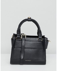 schwarze Shopper Tasche aus Leder von Paul Costelloe