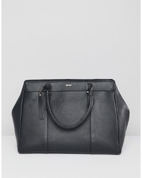 schwarze Shopper Tasche aus Leder von Paul Costelloe