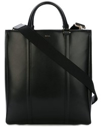 schwarze Shopper Tasche aus Leder von Paul Smith