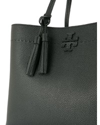 schwarze Shopper Tasche aus Leder von Tory Burch